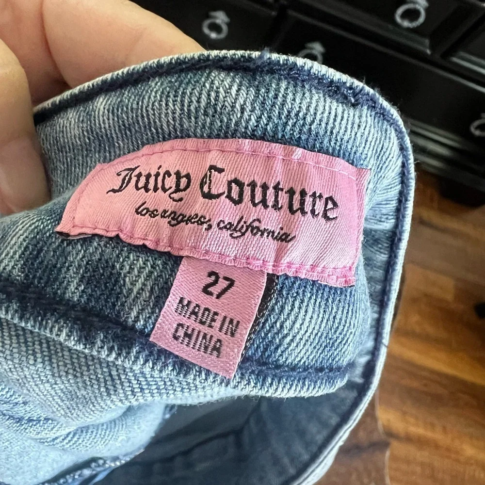 NWT Juicy Couture Denim Skirt 27 - Picture 6 of 10